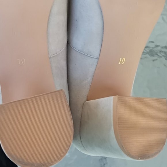 NEW Seychelles Cascade Gray Suede Scalloped‎ Point Toe Pumps Heels Womens… - Picture 9 of 9